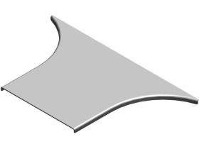 Pokrywa trójnikaPTKZDC500 dostawnego grubość blachy 2,0mm 307350 BAKS