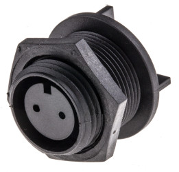 Złącze wielostykowe przemysłowe 2-pinowe Miniaturowe Montaż tylny Gniazdo Bulgin