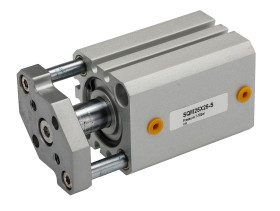 Siłownik z prowadzeniem skok 25mm RS PRO Ø 25mm 71 x 40 x 40mm 71mm