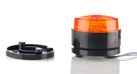 Sygnalizator 115 → 230 V ac Migające Pomarańczowy Mocowanie na sworzniach, do montażu powierzchniowego Ksenon