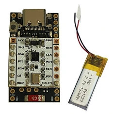 Moduł Stacked SmolSlime ProMicro nRF52840 Bluetooth 5.2 ICM-45686 Żyroskop QMC6309 Magnetometr Płytka rozwojowa śledzenia ruchu