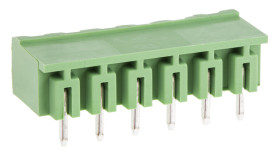 Klucz polaryzacyjny 6-pinowe raster: 5.08mm -rzędowe RS PRO Przepust Męski 15.0A 300.0 V.