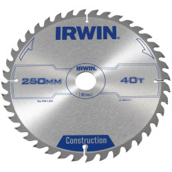 IRWIN&#xAE; 1897211 General Purpose Table &amp; Mitre Saw Blade 250 x 30mm x 40T ATB