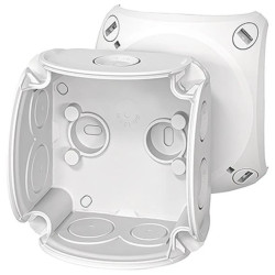 Puszka instalacyjna DK 0100 GZ natynkowa bez zacisków 84x84x55mm hermetyczna IP66 szara HENSEL