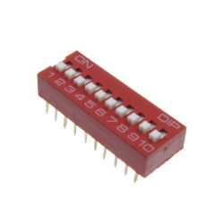 PRZEŁĄCZNIK DIP SWITCH 10POZ RoHS