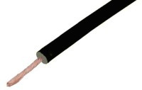 LGY1X0.5C Linka miedziana w pojedynczej izolacji (cena za mb) czarna, 0.5mm2, napięcie 300V
