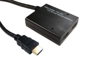 2 PORT HDMI SPLITTER 4K ULTR HIGH DEFINI
