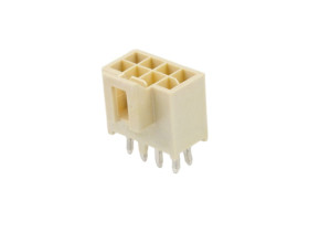 Wtyk PCB 8-pinowe raster: 2.5mm 2-rzędowe Molex Montaż na płytce drukowanej