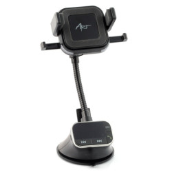 Transmiter samochodowy FM 4w1 - ART FM-09BT - zestaw głośnomówiący, ładowarka ind. uchwyt