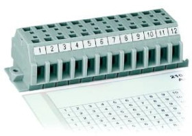 Karta z oznacznikami samoprzylepnymi 1-12 raster 6mm 210-333/600-103 /1szt./