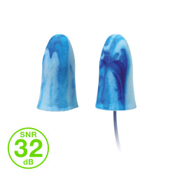 Zatyczki do uszu Wielorazowe, 32dB, kolor: Niebieski, Moldex