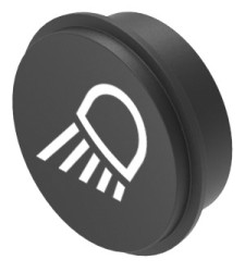 Nakładka do klawiatury, typ: Wkładka klawiatury, symbol — oświetlenie robocze, do użytku z: Klawiatury serii 09