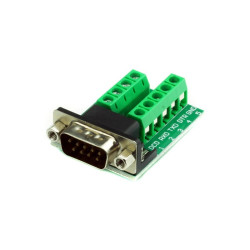 Outlet RS232 DB9 Adapter terminal złącze męskie wtyk wtyczka
