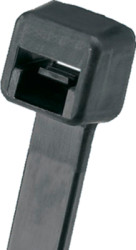Cable tie, PA, (L x W) 99 x 2.5 mm, bundle-Ø 1.5 to 22 mm, black, UV resistant, -60 to 85 °C, PLT1M-C0