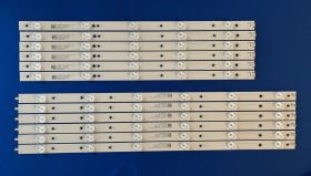 LISTWA LED LB-GM3030-GJPHP496X11ADH2-L-Y (L) LB-GM3030-GJPHP496X11ADH2-R-Y (R) PHILIPS 49 cali (49inch) ORYGINAŁ (KOMPLET 12 LIS