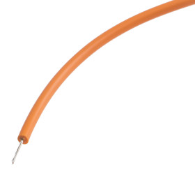 Przewód montażowy 0,6mm² Pomarańczowy RS PRO PTFE 20 AWG 300 V dł. 100m 19/0,2 mm 200°C BS 3G 210:1996