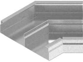 Kolano kanału KKNMd175H38 dwutorowe 45st grubość blachy 1,0mm 531117 BAKS