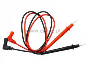 Kable do miernika 830 izolowane końcówki 2,5mm