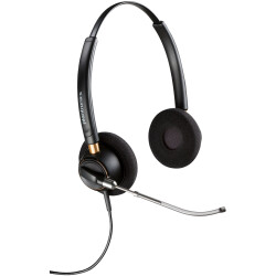 HP Poly 783P9AA#ABB EncorePro 520V Binaural Headset VoiceTube +Quick Disconnect