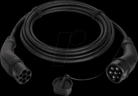 EVC0107 Type 2 cable for electric vehicles, 11kW, 10 m