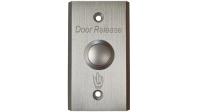 Metalowy Podtynkowy Przycisk Wyjścia Otwarcia Drzwi No/Nc/Com, 86X50mm Fox W84