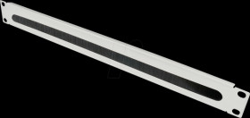 GC-N0157 19" brush panel, 1RU, white