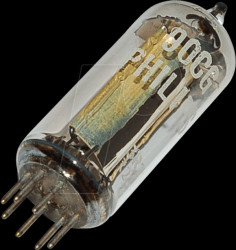 90CG Electron tube, photocell, miniature, 7-pin