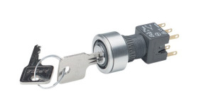Nasadka przełącznika IP65, Podwójny biegun, 6A 2-Way