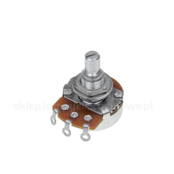 Potencjometr obrotowy 500k A logarytmiczny gitarowy oś moletowana Alpha