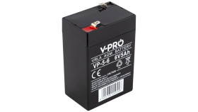 Akumulator Bezobsługowy Agm Do Zasilacza Ups 6V 5Ah Volt Vpro