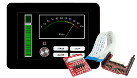Wyświetlacz zgodny z Arduino 3.5in gen4 Pojemnościowy ekran dotykowy 320 x 480piksel Arduino
