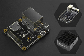 Raspberry Pi CM4 IoT Router Carrier Board Mini with Case and PiTray mini