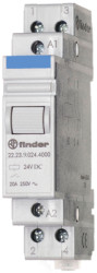 Relay, 1 Form A (N/O) + 1 Form B (N/C), 24 V (DC), 460 Ω, 20 A, 400 V (AC), 22.23.9.024.4000