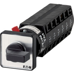 Przełącznik krzywkowy 6-pozycyjny Eaton 2P 60° 10A 500V (Volts)