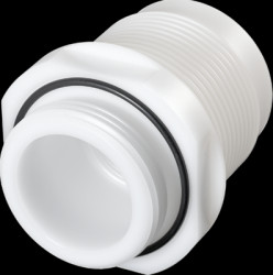 Installation adapter, G 1 1/2, 65 mm for capacitive sensors, E11033