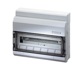 Rozdzielnica natynkowa KV IP65 1x18 modułów z zaciskami bezśrubowymi Fixconnect KV 9118 6100001