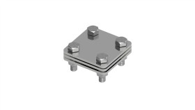 Złącze Uniwersalne 3-Elem. 60X60 Bednarka-Bednarka Stal Nierdzewna 214.1.1 Ni...