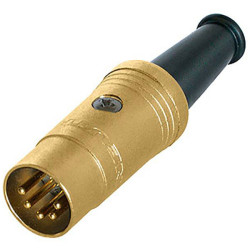 Rean NYS322AG DIN Connector 5-Pin Plug 1pc Durable Design