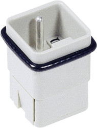 HARTING 09120073001 Wstawka pinowa męska Han® Q 7/0-M, seria Han® Q, 7 + PE, 1 szt.