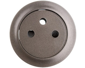 CELIANE Plakietka gniazda płaskiego 2P+Z 16A grafit 067911