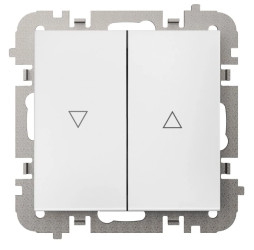 Vestra Łącznik żaluzjowy bez ramki podtynkowy IP20 biały 3816-10