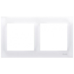 Ramka podwójna SIMON 54 Premium biała Kontakt Simon DR2/11