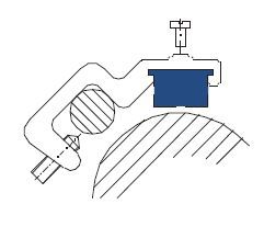 FA44-09 uchwyt montażowy czujników FEK, FFV, FGV, FA44-0009