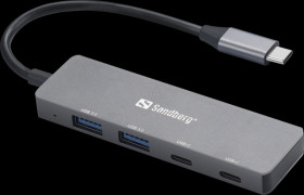 136-50 USB 3.0 hub, 2x USB-A + 2x USB-C