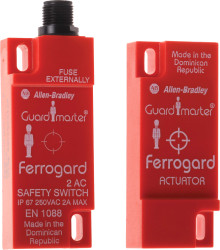 Bezdotykowy wyłącznik bezpieczeństwa, 440N, 250 V ac Nie, IP67, 76 x 30 x 15 mm, 1, Allen Bradley Guardmaster