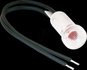2684.8121 220-V signal light, red, Ø 5 mm, connection cable