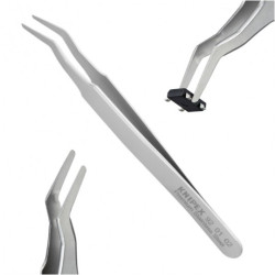 Pinceta precyzyjna do komponentów SMD 120mm zagięta KNIPEX 92 01 02