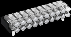 12.962.052 Light guide 5 x 2-way 2.8 mm, ø 2 mm, horizontal