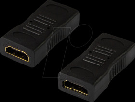 AH0006 HDMI adapter, A/F to A/F, 1080p/60 Hz, black