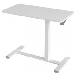 biurko stolik na laptopa z regulacją wysokości mobilne białe